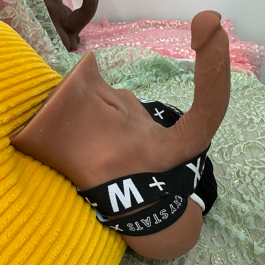 6LB Male Sex Doll with Realistic Dildo, Adult Torso Sex Dolls & 6.7 Dildo for G-spot Anal Stimulation, Unisex Masturbator Sex Toys for Male Female Couples, Dildo Anal Channel for Couple Play