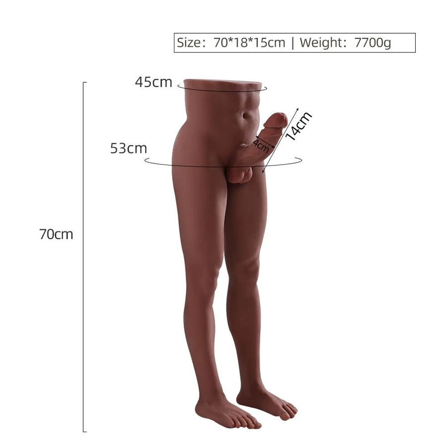 Life-Size Sex 17lb Doll Silicone Love TPE Doll for Men Gay Women With Penis Anus