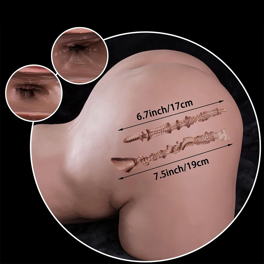 35LB BBW Male Masturbator Sex Doll With Big Pussy Ass, Realistic Butt Pocket Pussy Masturbator Pussy Sex Toy For Men Masturbation, Adult Sex Toys For Vagina