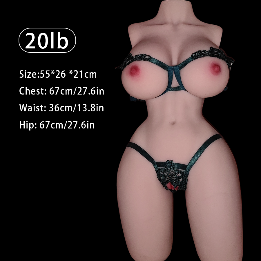 Realistic Sex Doll - Male Masturbator Sex Toy, 3-in-1 Sexy Doll, Life Size Big Chest Big Butt, Trunk Sex Doll Adult Toy Male Pleasure Masturbation (Excluding Clothes), Christmas Gift, Male Penis Trainer 20.9LB