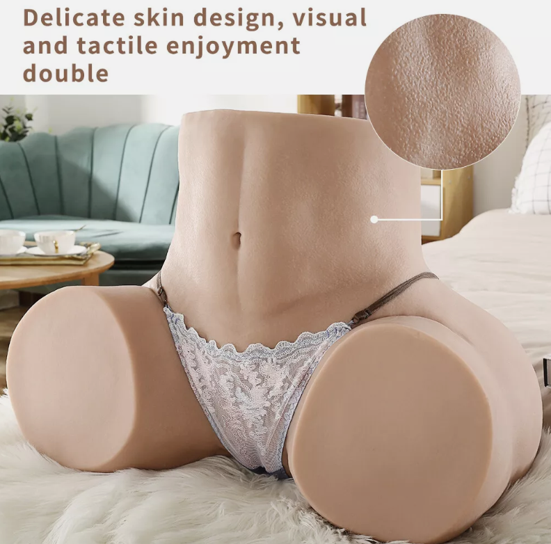 Pocket Pussy for Men - Men's Sex Toys Male Masturbators Realistic Adult Toys Sex Doll Stroker 3D Lifelike Soft Butt with Vagina Anal Sex Pleasure Tan Sex Doll