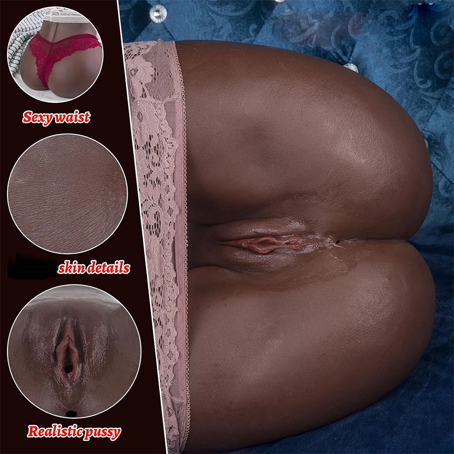 14LB Male Sex Doll 1:1 Big Ass, Life-Sized Male Masturbator Pussy Butt Love Dolls, With 2 Separate Deep Channels For Vagina & Anal, Super Soft & Realistic Skin Texture, Adult Torso Sex Toys Dolls