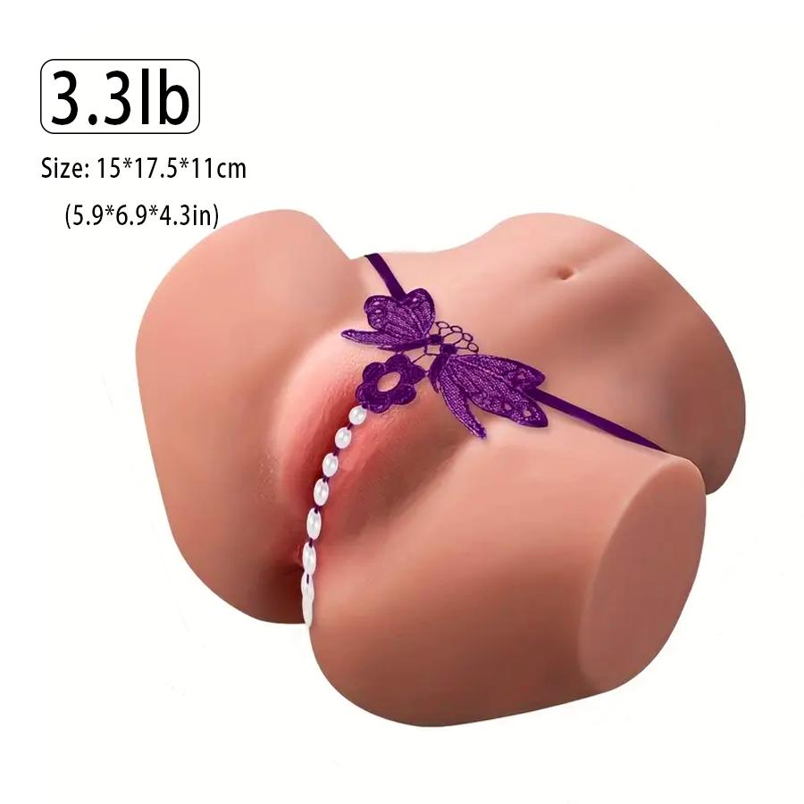 Sex Doll for men Male Masturbator Pocket Pussy Ass Virgin Anal TPE 3.3lb Sex Toy