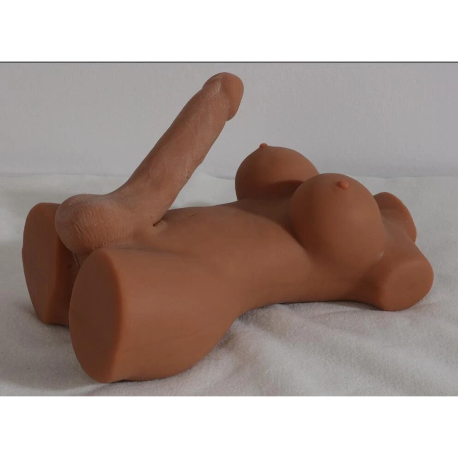 9.8 Pound Real Model Sex Doll - Realistic Transgender Sex Doll Torso, Huge Dildo, Realistic Sex Torso With Breasts And Anus, 3D Body Drying Toy Suitable For Women, Men, And Couples, Transgender Adult Toy