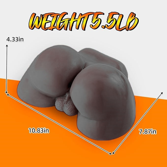 5.5lb Male Ware Sex Dolls, For Gay Male Masturbators, Realistic Ass Ware With Plump Buttocks, Male Sex Toys For Sex Replica Big Ass With Testicles, Adult Sex Toys For Men And Women