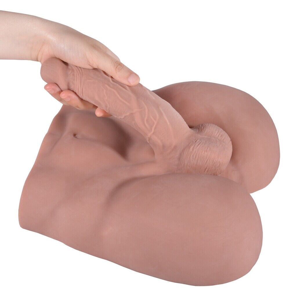 Huge Lifelike Dildo Sex Doll Male Body Torso Adult Sex Toy Big Penis For women