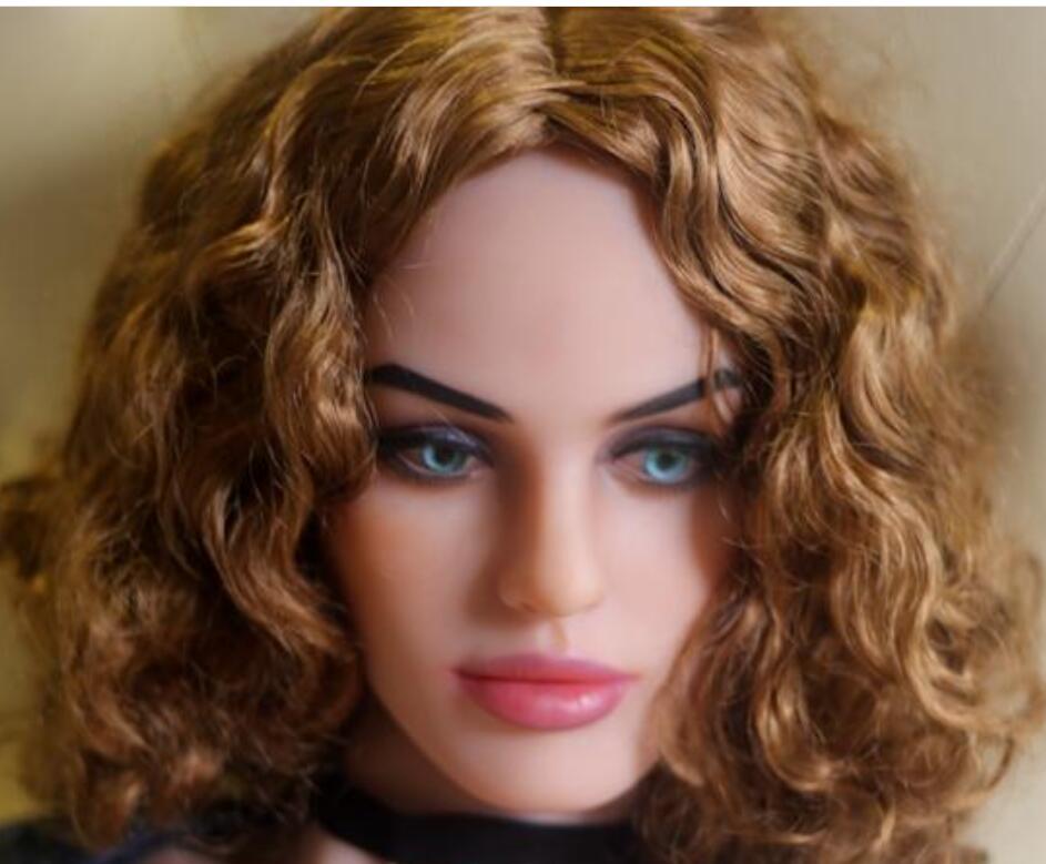 Beautiful Girl Head Real TPE Sex Doll Head Adult Toy Love Doll Head For Fun (Only Head)
