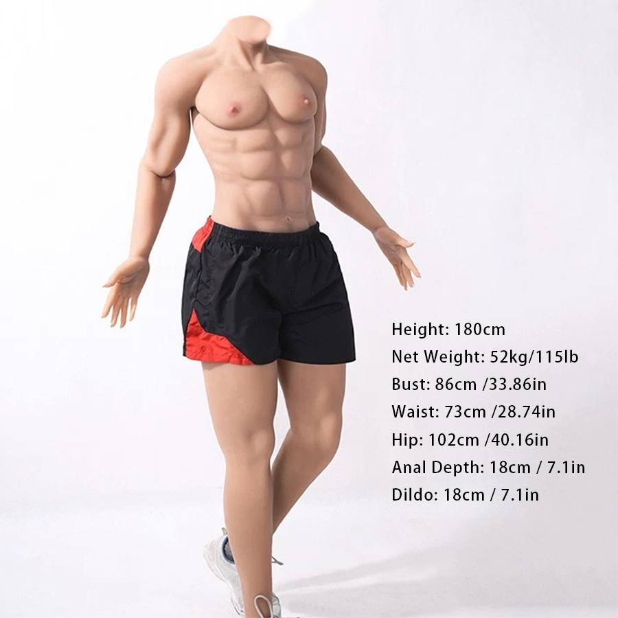 2 Big Penis LifeSize Male Huge Doll TPE Adult Love Toy For Women Gay Men 180cm