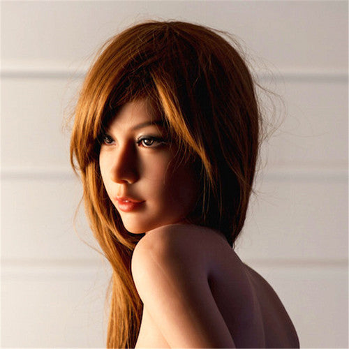 YOUNG Face Sex Doll Head TPE Silicone Sex Toys Sex Doll Oral Sex Toy Head for Men(Only Head)