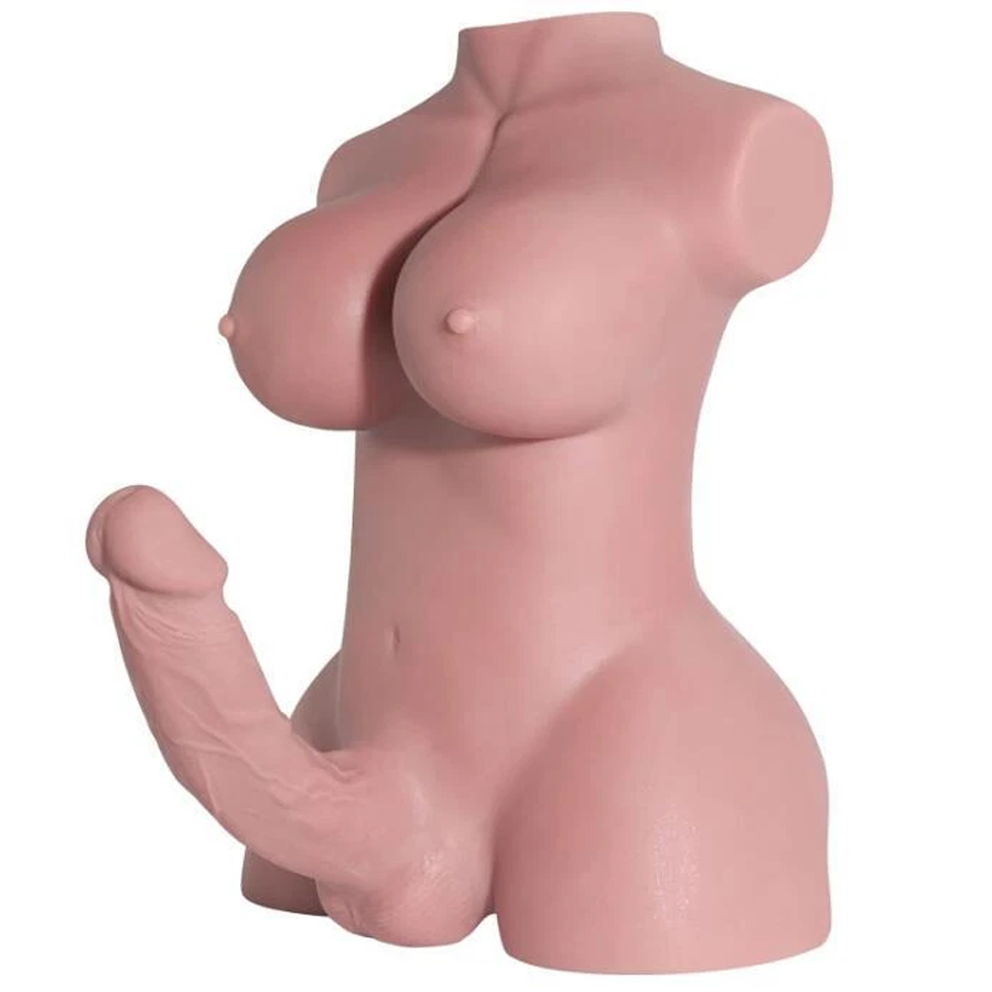 9.8lb Shemale Sex Doll Torso Realistic Dildo Breasts Anal Lifelike sexual Love Dolls Silicone Anal Testicles Unisex Masturbator For Men Women Couple Adult Sex Toys Male Masturbation Relaxation Gift Funny Stuff Weird Room Decor