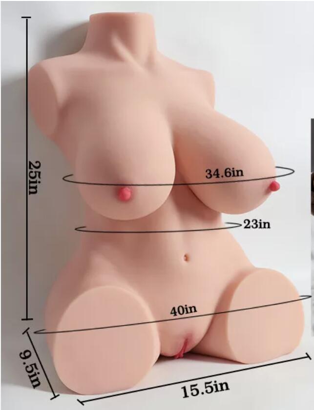 42lbs Half Sex doll Realistic TPE Full Body Life Size Love Toy Huge Doll for Men