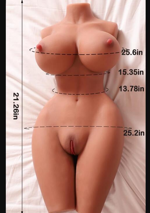 TPE Half Body Big Size Torso Sex Doll For Men Adult Toys Real Love Doll Silicone Sex dolls-19lbs