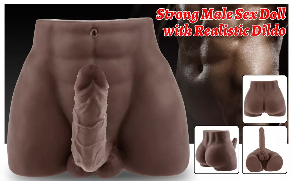8lb Male Sex Doll with Flexible Dildo Realistic Sex Cock, Sex Doll for Women 7.9 in Cock Realistic Sex Toys Female Sex Doll Tight Anal Adult Toy for Men Couple and Women Couple Sex Toys