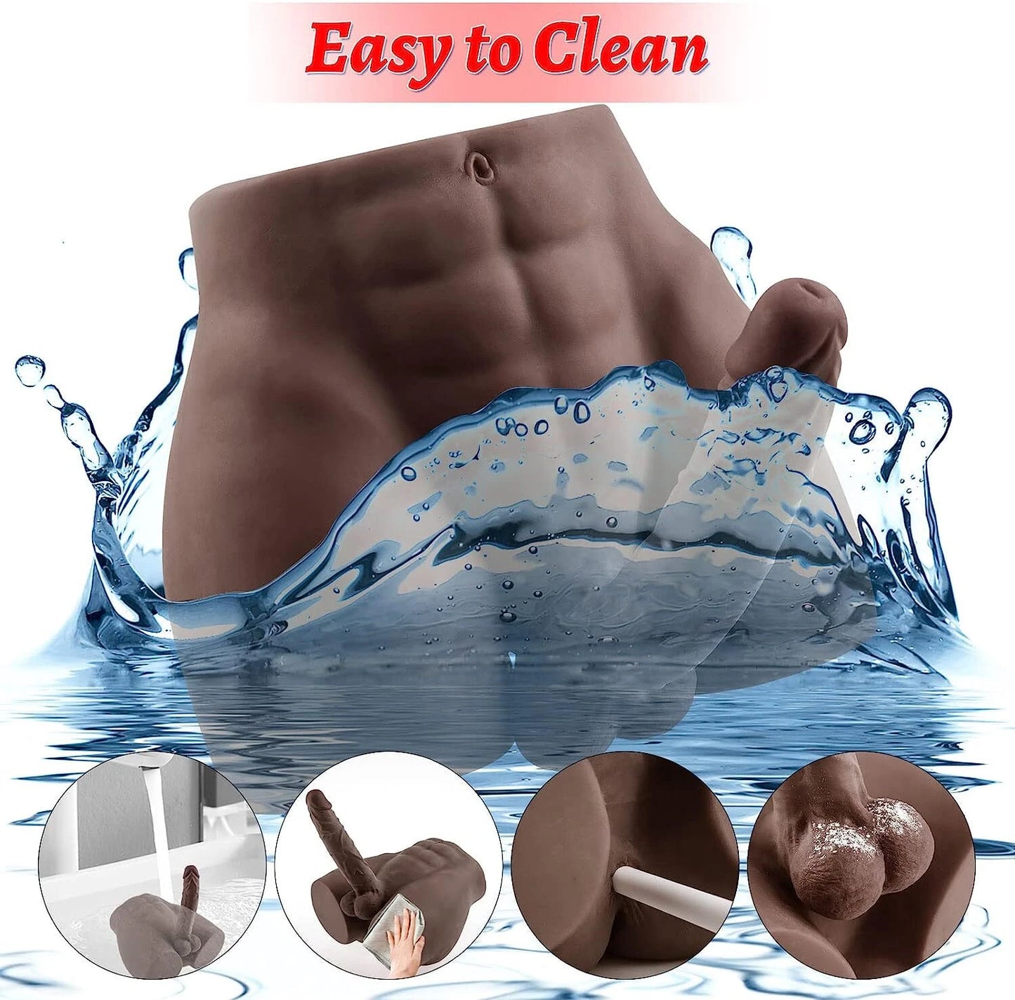 8lb Male Sex Doll with Flexible Dildo Realistic Sex Cock, Sex Doll for Women 7.9 in Cock Realistic Sex Toys Female Sex Doll Tight Anal Adult Toy for Men Couple and Women Couple Sex Toys