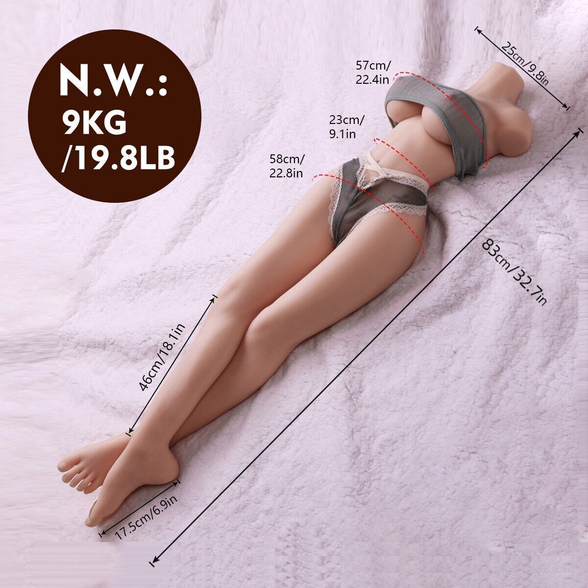Real Full Body TPE SexDoll Silicone Love Huge D-olls Life Size Adult Toy for Men