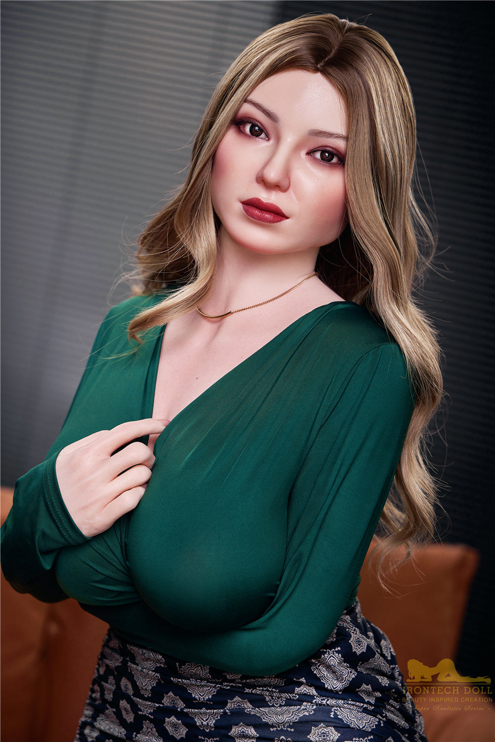 162CM Maria Full Body Silicon Sex Dolls with Big Breast and Ass, Irontech Realistic Asian Love Doll for Men Masturbation