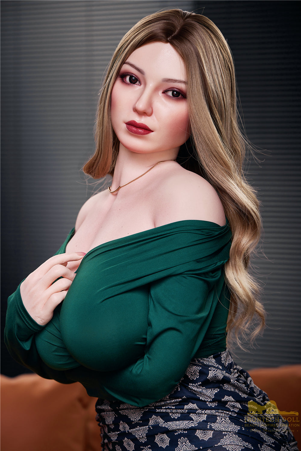 162CM Maria Full Body Silicon Sex Dolls with Big Breast and Ass, Irontech Realistic Asian Love Doll for Men Masturbation