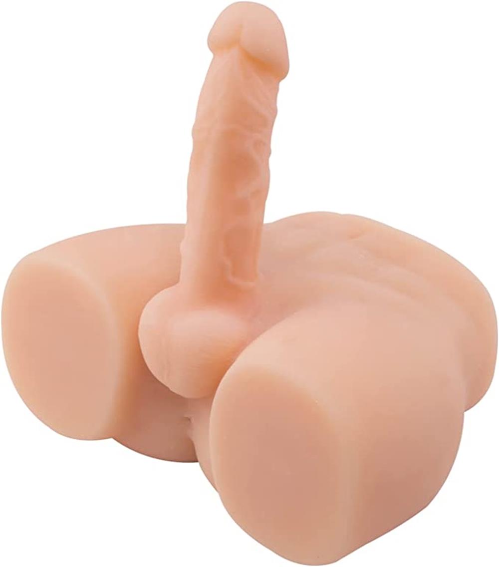 Realistic 3D Male Sex Dolls with Lifelike Flexible Dildo, Man Lower Shaped Torso Sex Toy for Women Soft Female Masturbator with Large Cock and Tight Anal Sex Stroker…