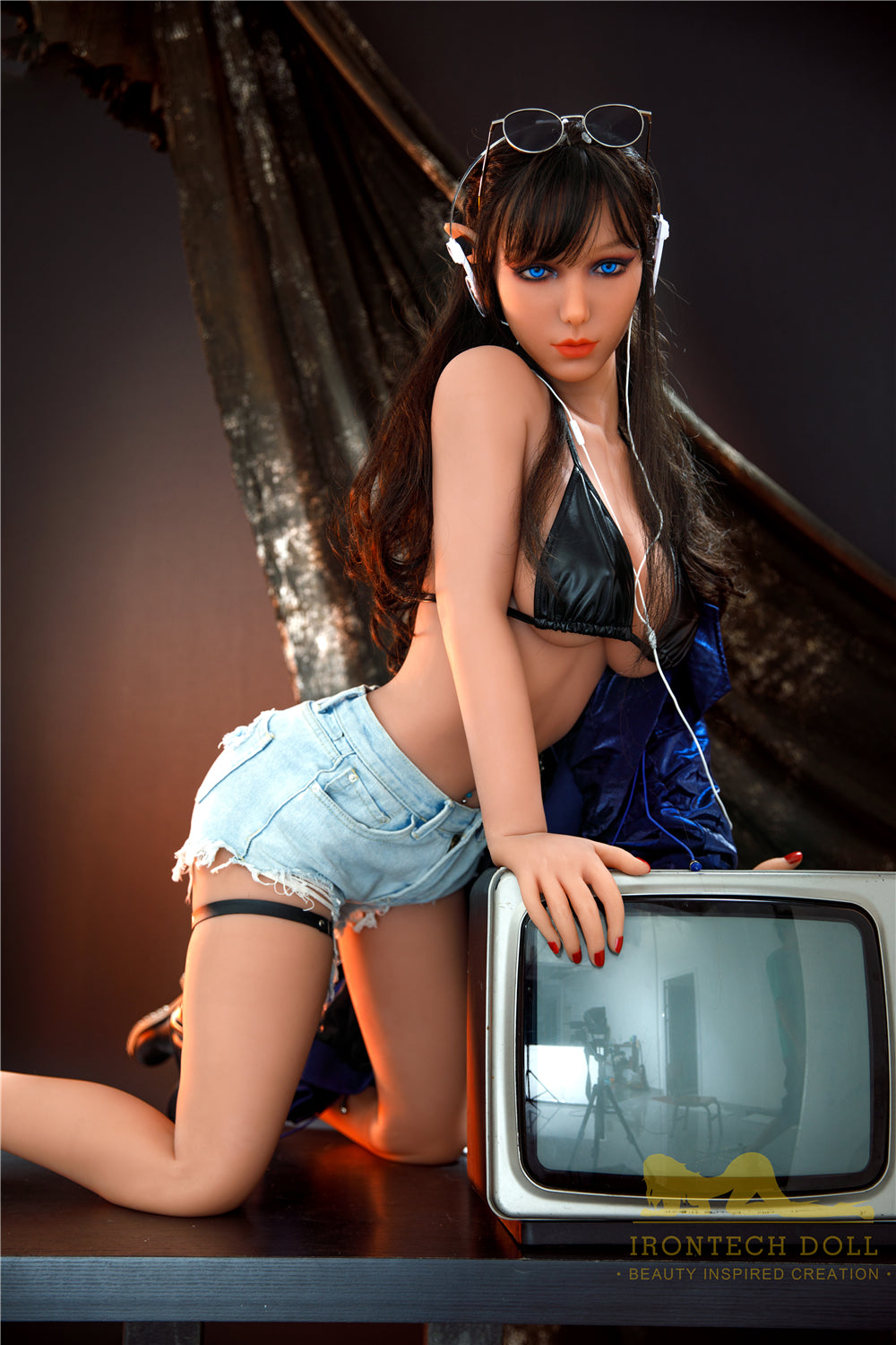 167CM Irontech Dolls, Beautiful Scarlet Full Size Sex Dolls with Big Boobs and Ass for Men Masturbation