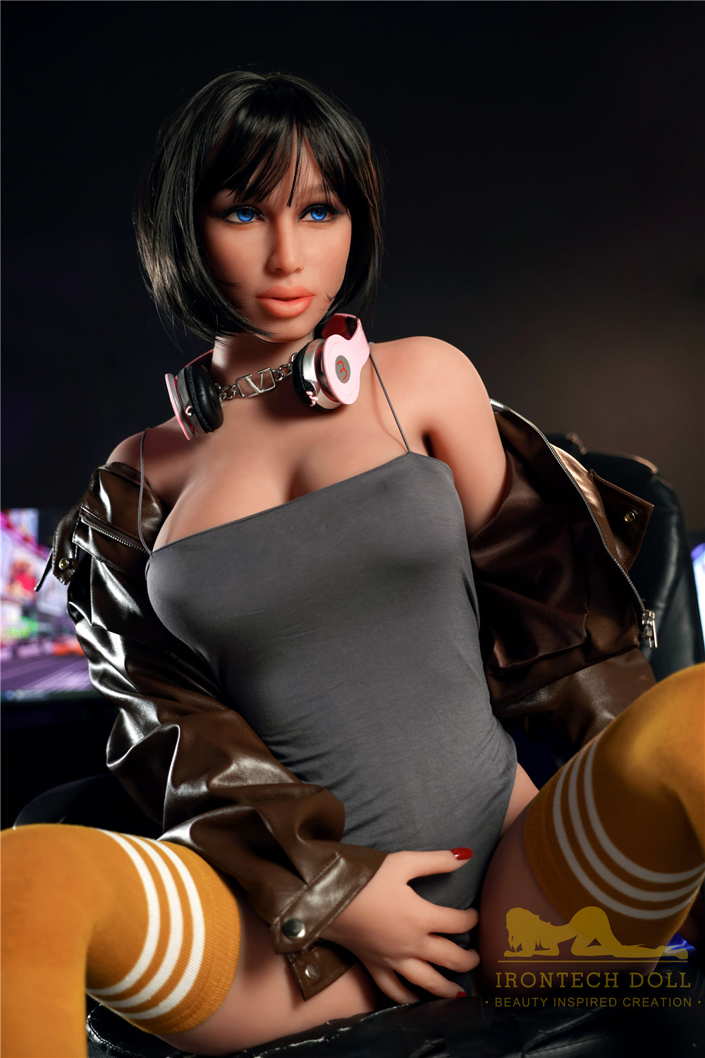 167cm Life-Size Sex Doll with Big Boobs and Ass, Realistic Love Dolls for Men Organsm