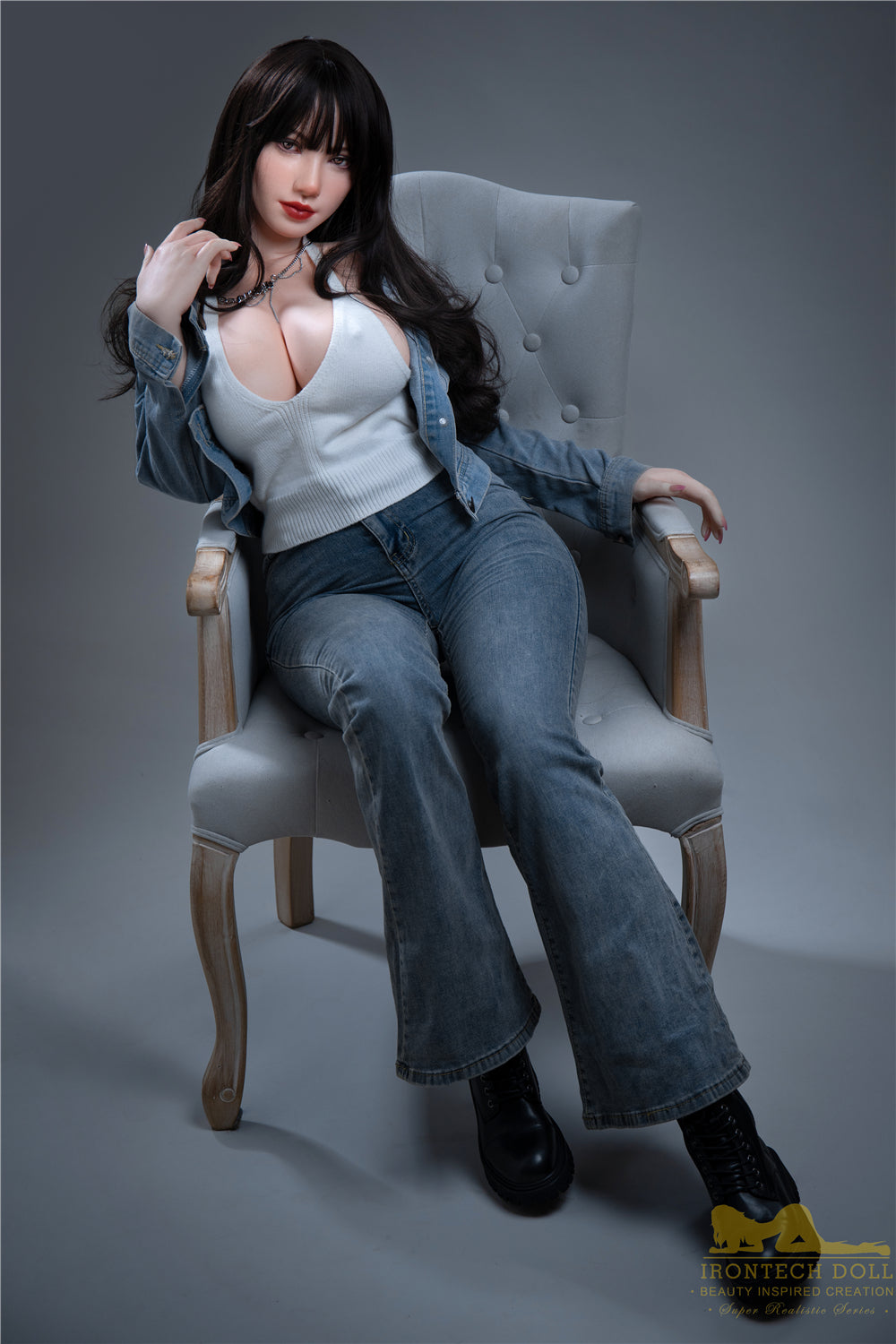 165cm Irontech Doll, Rita Full Body Sex Dolls With Realastic Touch Feeling, Big Breast ASS Silicon Doll for Oral Sex, Anal Sex, and Vaginal Sex