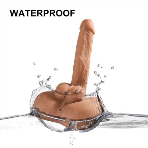 Realistic Dildo Sex Toy, Torso Sex Doll with Flexible Big Penis, Men Penis TPE Doll with Tight Anal Hole and Flat Base Unisex Sex Toy