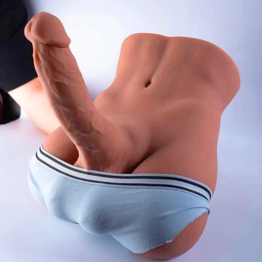 Huge Lifelike Dildo SexDoll Male Body Torso Adult Sexy Toys Big Penis For Women