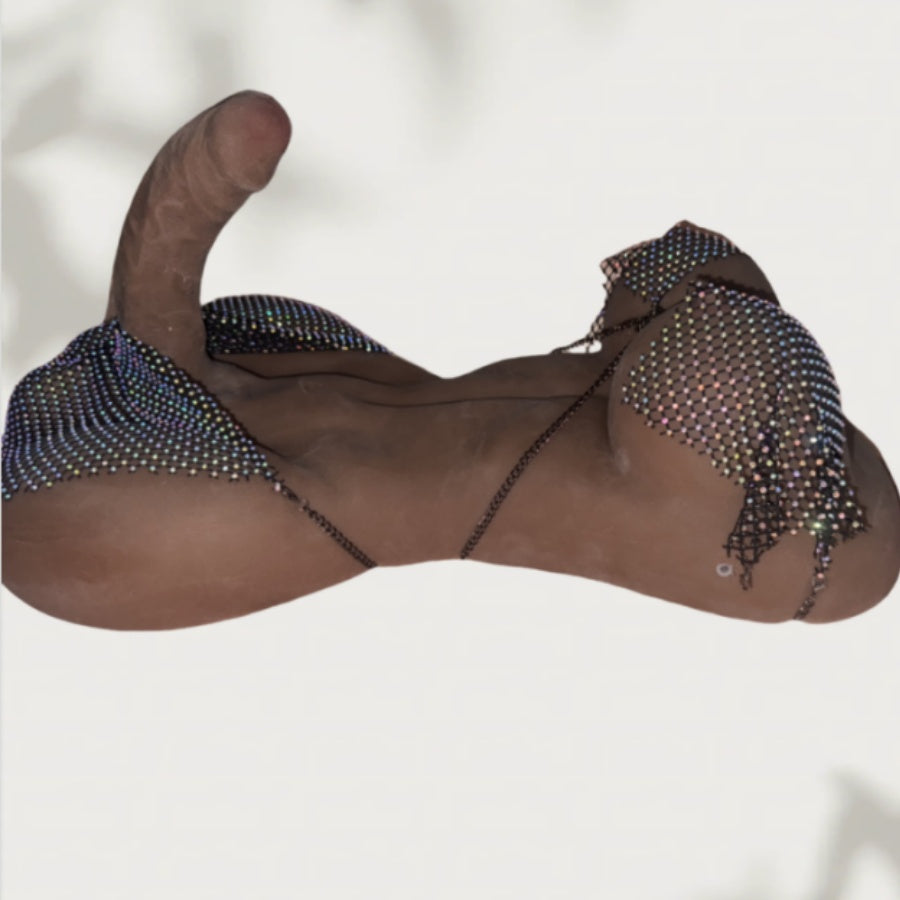 15lb Sex Doll Torso Adult Toys Male Masturbators with Realistic Big Breasts and Huge Dildo, Life Size Sex Doll with Hard Cock and Tight Anal, 3 in 1 Sex Toys with Penis for Women Men Couple
