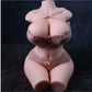 24lb Sex Doll, Adult Sex Toys for Men Fullsize Male Masturbator with Pussy Ass,3 in 1 Realistic Sex Toys Female Torso Doll with Tight Vaginal Anal Legs and Boobs, 3D Lifelijke Love Doll-flesh
