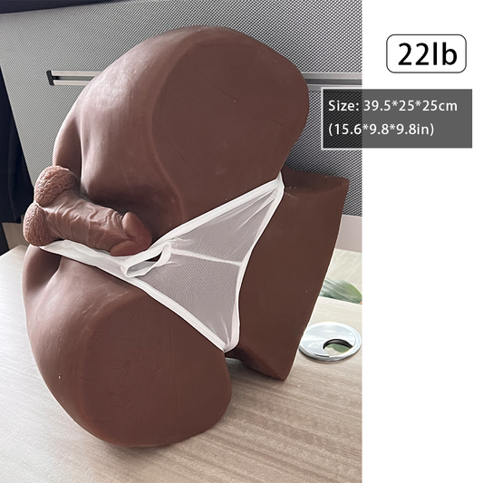 22LBs Men Butt Silicone Ass anal Sex toy doll Love Toy for Gay Male Masturbator