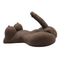 13.5LB Shemale Sex Doll Torso Adult Toys Male Masturbators With Realistic Big Breasts And Huge Dildo, Life Size Sex Doll With Hard Cock And Tight Anal, 3 In 1 Sex Toys With Penis For Women Men