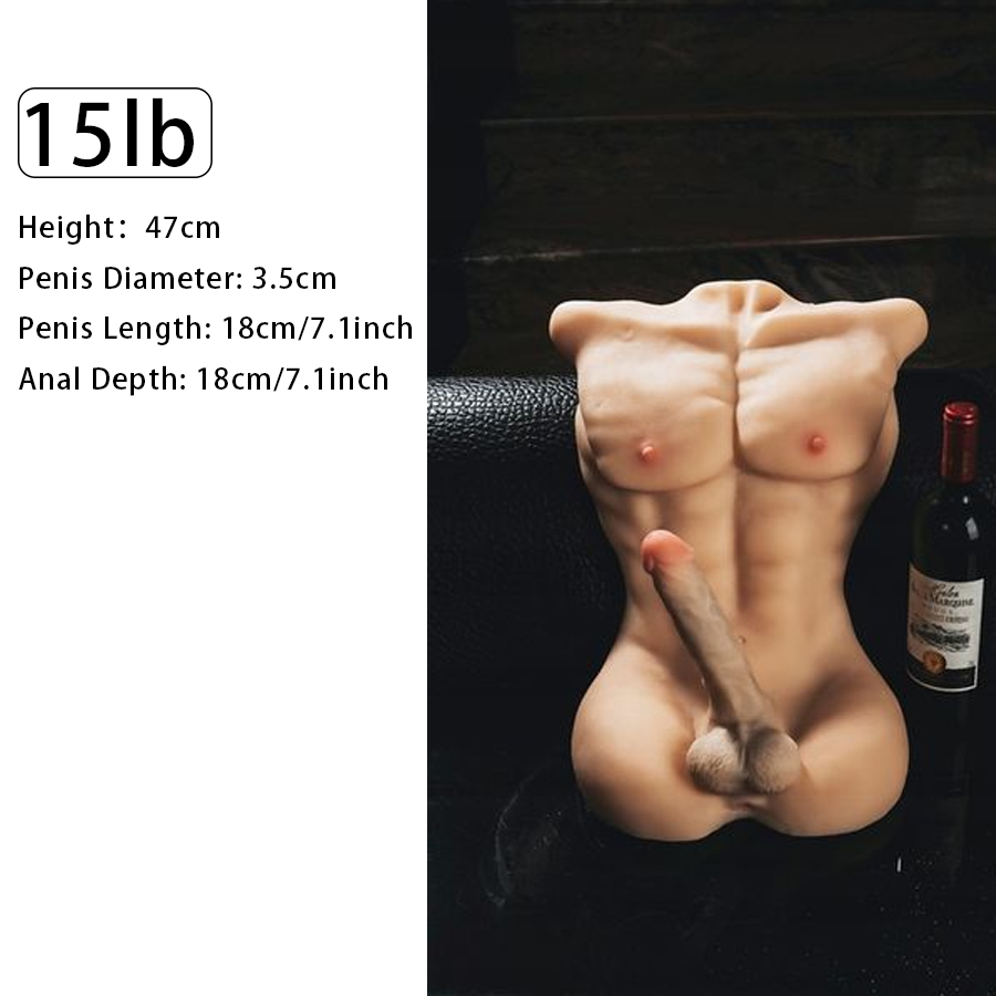 Masturbator Male Body Torso Sex Toy Lifelike Huge Dildo Penis sex doll for women
