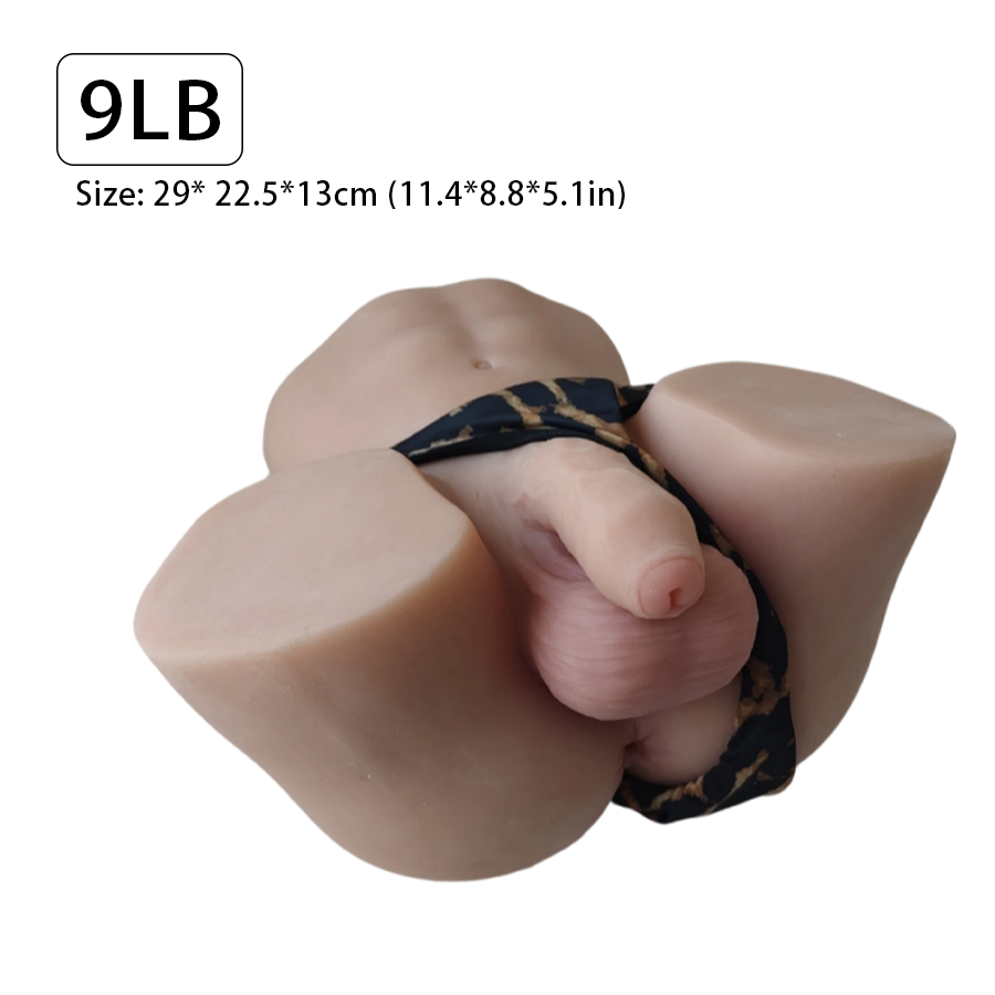 SexDoll for Gay Men Male Masturbator Ass Butt Anus 9LB Sex Toy Torso LifeSize