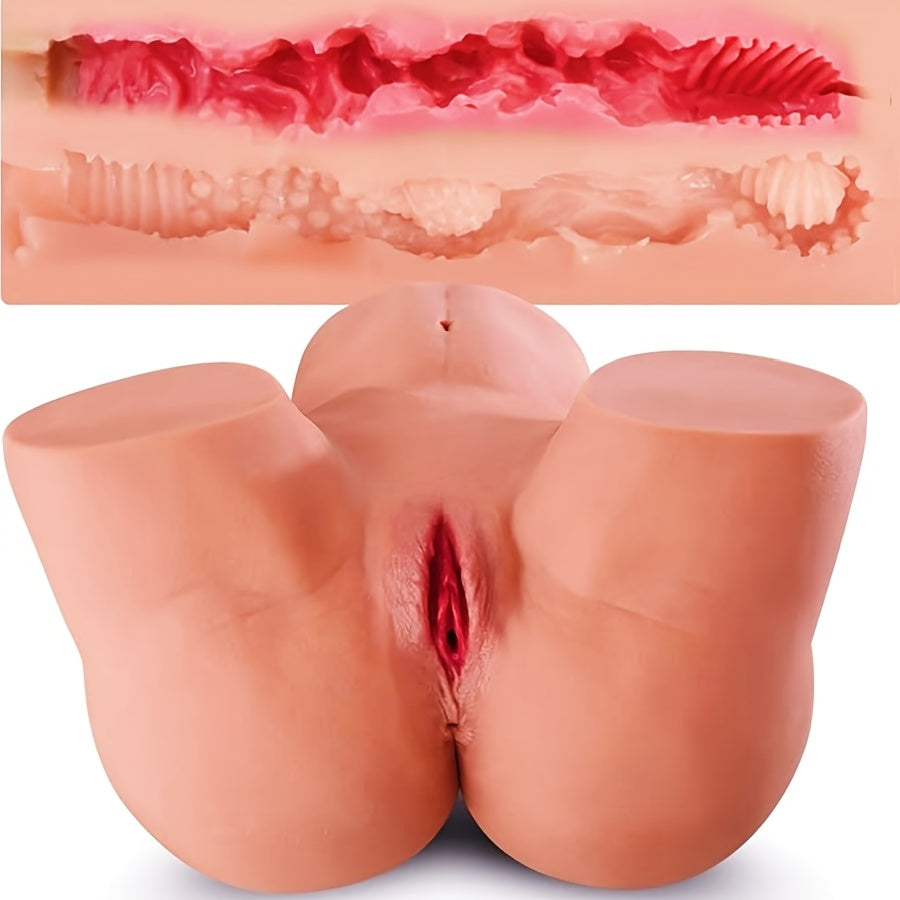 55LB Huge Big Ass Sex Doll Life Size Sex Dolls for Men, Realistic Big Booty Sex Doll Ass Masturbator with Tight Pocket Pussy Ass, Large Fat Ass Sex Dolls Butt Adult Sex Toys for Male Masturbation,Brown