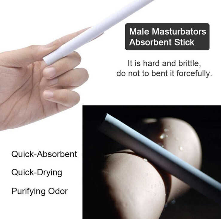 Reusable Water-Absorption Drying Stick for Male Masturbation Sex Toys Doll Pussy-5pics