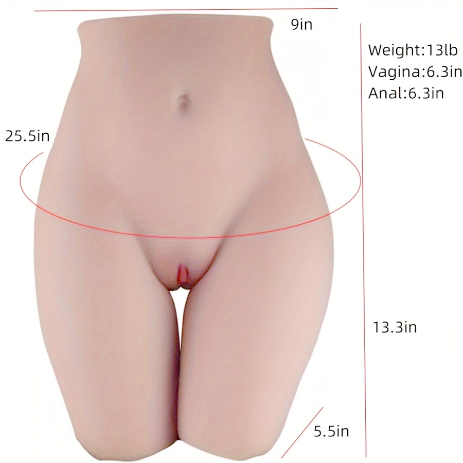 Lifelike Sexy Big Plump Buttocks Vaginas And Anuses Realistic Big Fat Ass Pussy Male Masturbation 3D Sex Dolls Sex Toys for Men with Thigh