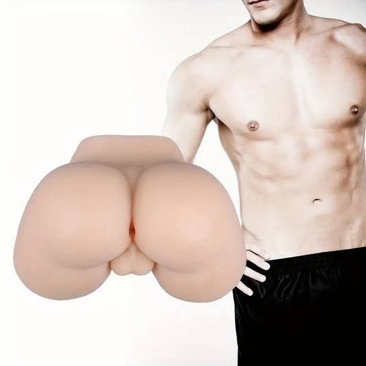 Male Masturbator with Testicles, Realistic Butt Masturbator with Plump Buttocks and Tight Anus for Male Masturbation