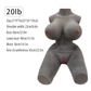 20lb for Passionate Night - TPE Sex Doll for Men Carrying Sexy Body with Big Boobs And Tight Vagina, Adult Doll As Your Emotional Partner, Men Toys Pleasurer, Sex Toys for Men