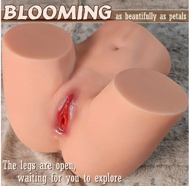 Sex-Puppe Torso 9kg als Sexspielzeug Anal Vaginal sexy Real Doll -Tan skin