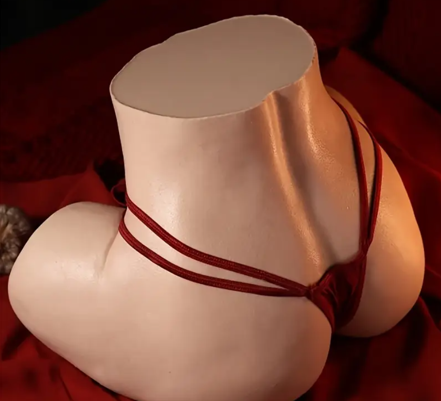 35LB Fat Ass Male Masturbator LifeSize Real Size SexDoll Pussy Anal Sex Toys Men-flesh color