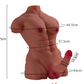Male Body Sex TPE Doll Torso Adult 7lb Sex Toys Penis Ass for Women masturbator