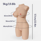 Life Size Sex TPE D-olls Real Silicone Love c d-oll Full Body Size Toy For Men-Tan sKIN