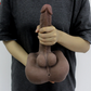 2 in 1 Large Masturbator and Dildo Masturbating, Realistic 3D Compact Tunnel and Big Plug Mastrubrator Extreme Pocket Pussy Sex Toy for Men Women Couples Gay Solo