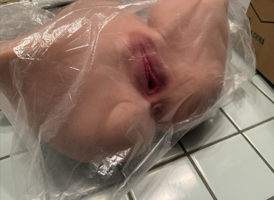 Sex-Puppe Torso 9kg als Sexspielzeug Anal Vaginal sexy Real Doll -Tan skin