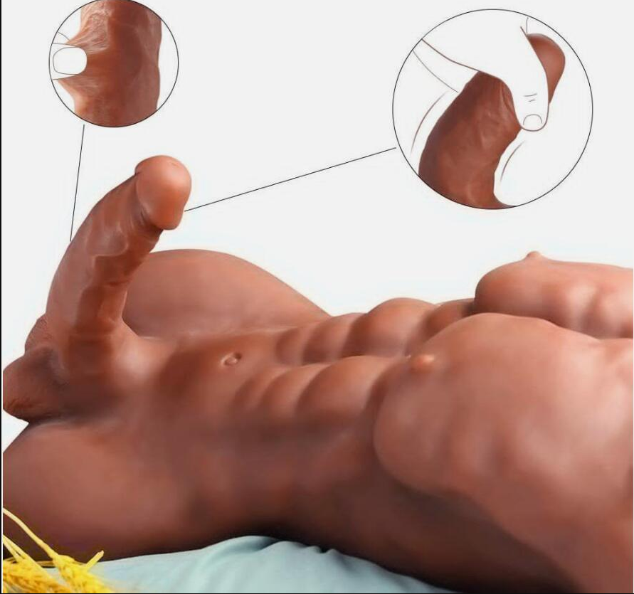 Real Tan skin Doll Anal Penis GaySex Puppe Masturbator männlich Spielzeug Toy Model 💕😈--6kg