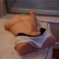Lifelike Torso Male Sex Doll for Women with Flexible Dildo Realistic Sex Huge Cock 7.08inches, Sex Dildo Dolls for Women Masturbation, Unisex Masturbator Tight Anal Sex Toy for Men Gay Couple