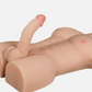 Lifelike Torso Male Sex Doll for Women with Flexible Dildo Realistic Sex Huge Cock 7.08inches, Sex Dildo Dolls for Women Masturbation, Unisex Masturbator Tight Anal Sex Toy for Men Gay Couple