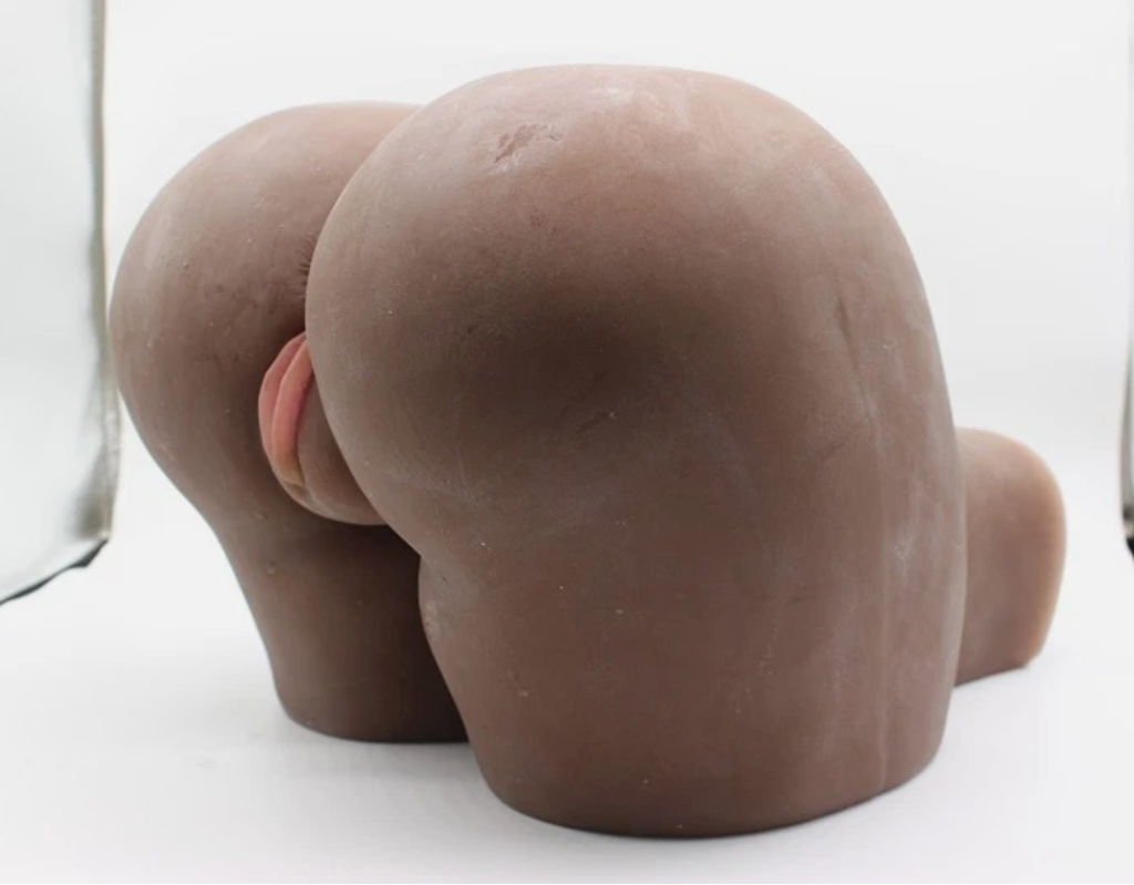 20LB Male Masturbator Sex Doll Pocket Pussies, Realistic Skin Texture Soft Female Big Ass & Pussy Adult Sex Toy with 2 Hole Deeper Vagina & Tight Anal, Torso Sex Dolls for Orgasm