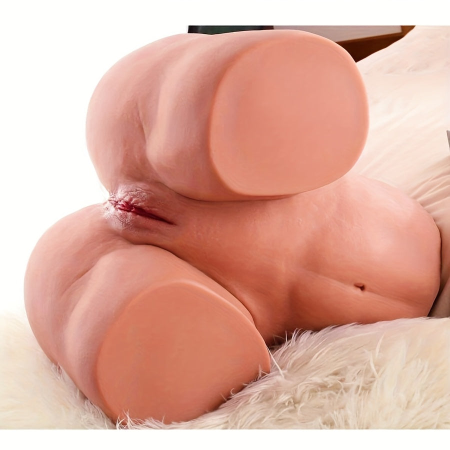 55LB Huge Big Ass Sex Doll Life Size Sex Dolls for Men, Realistic Big Booty Sex Doll Ass Masturbator with Tight Pocket Pussy Ass, Large Fat Ass Sex Dolls Butt Adult Sex Toys for Male Masturbation,Brown