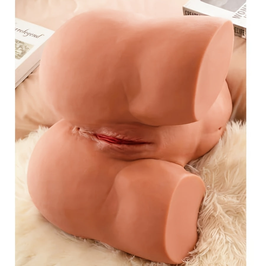 55LB Huge Big Ass Sex Doll Life Size Sex Dolls for Men, Realistic Big Booty Sex Doll Ass Masturbator with Tight Pocket Pussy Ass, Large Fat Ass Sex Dolls Butt Adult Sex Toys for Male Masturbation,Brown